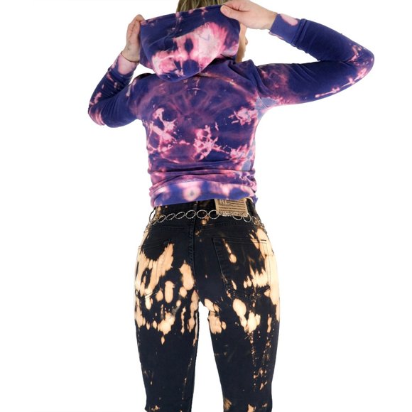 Juicy Reverse Dyed Zip Sweater - Picture 5 of 8